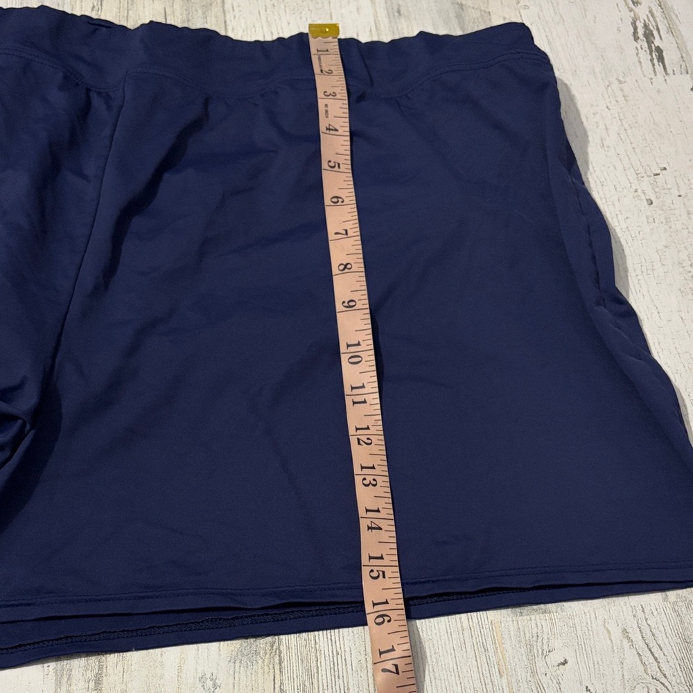 Lands' End Women's Deep Blue Swim Shorts - Picture 8 of 8